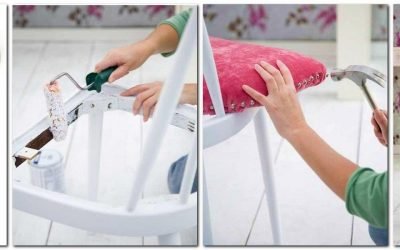 Decoración de sillas de bricolaje: formas y ejemplos
