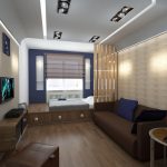 Interesante interior del apartamento
