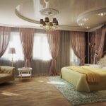Dormitorio con muebles elegantes.