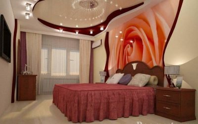 Diseño de techo en el dormitorio +70 fotos de ideas de diseño