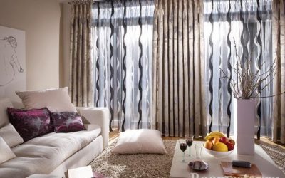 Diseño de cortinas modernas para el salón + 100 fotos.