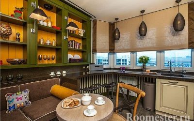 Diseño de cocina con ventanal - ejemplos de diseño de fotos