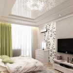 Muebles blancos en el dormitorio