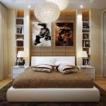 Cuadros de lujo sobre la cama