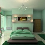 Pintar con luces encima de la cama