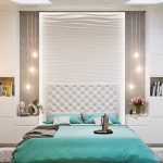 Luces colgantes en el dormitorio