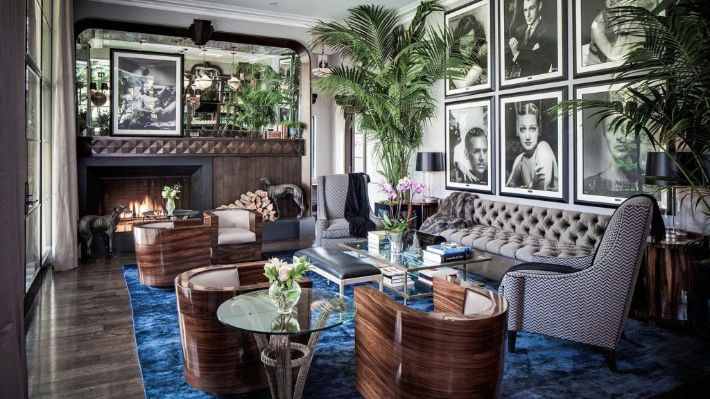 Art Nouveau sala ng interior interior