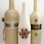 Botellas con hermosa decoración