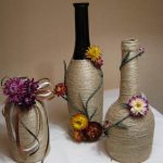 Flores en botella