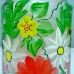 Flores en el banco