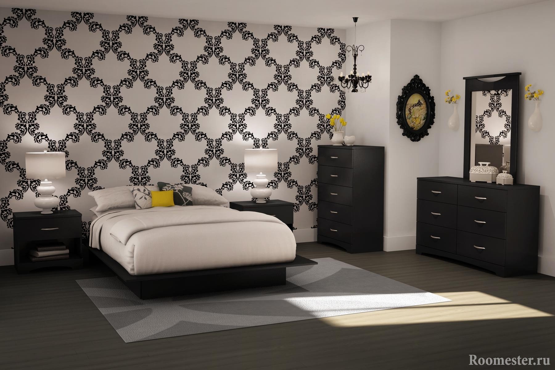 Izvrsna unutrašnjost spavaće sobe