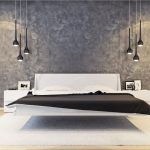 Luces colgantes en el dormitorio