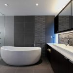 Estricto diseño de baño