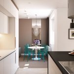 Comedor frente a la cocina.