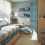 Cama junto a la ventana