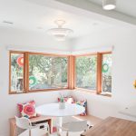Interior de cocina blanco