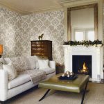 Sala de estar con chimenea