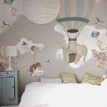Fondo de pantalla de escena en la habitación de los niños.