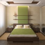 Estantes sobre la cama