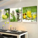 Pinturas sobre la mesa