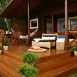Hamaca en la veranda