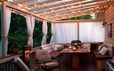 Diseño de una terraza y una terraza en una casa privada - 70 fotos de ejemplos de diseño