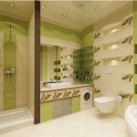 Estantes de baño iluminados