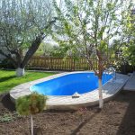 Piscina en la cabaña