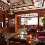 Elegante sala de estar interior