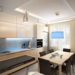 Candelabros diferentes en la cocina