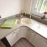 Laminado en el piso de la cocina