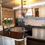 Muebles antiguos en la cocina.
