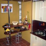 Iluminación del piso de la cocina