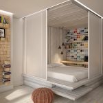 Dormitorio con tabique