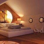 Interior de ático de estilo náutico