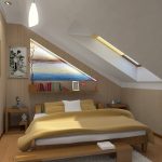 Estantería sobre la cama