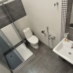 Interior de baño estricto