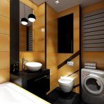 Estricto diseño de baño