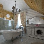 Madera en baño interior