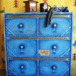 Decoración de tocador de jeans