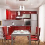 Comedor frente a la cocina.