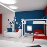 Muebles blancos en la guardería