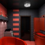 Estante de baño iluminado