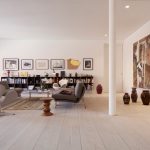 Pinturas sobre una estantería