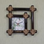 El marco original en el reloj.