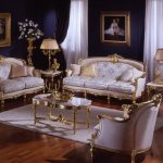 Sala de estar con hermosos muebles