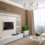Elegante sala de estar interior