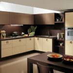 Muebles modernos en la cocina