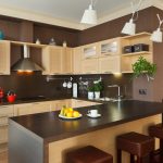 Hermosa cocina interior