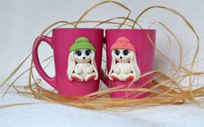 Decoración de taza de arcilla polimérica: clase magistral con fotos paso a paso
